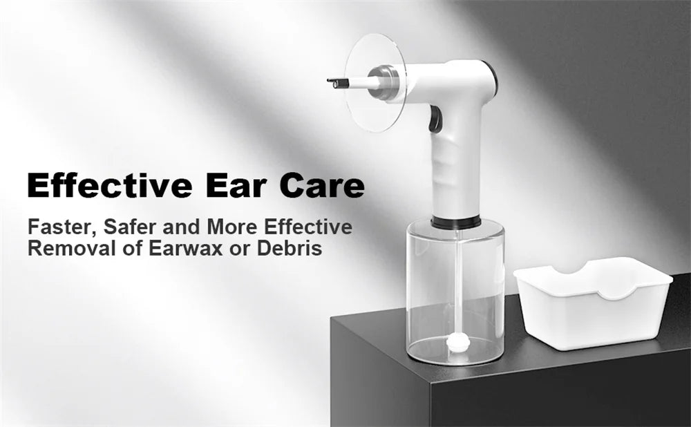 Electric Ear Cleaning Kit Ear Irrigation Flushing System Ear Wax Water Removal Safe Ear Wax Removal Ear Washer Effective Cleaner