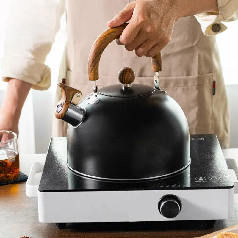 1pc 2.5/3L Liter Stainless Steel Whistle Kettle Thickened Kettle Gas Induction Cooker Universal Kettle Whistle Kettle