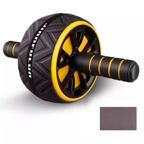 Pro Abs Roller Exercise Wheel Abdominal Core Strength Workout Muscle Cruncher