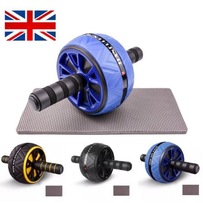 Pro Abs Roller Exercise Wheel Abdominal Core Strength Workout Muscle Cruncher