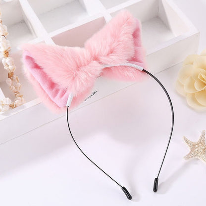 Plush Cat Ears Headband