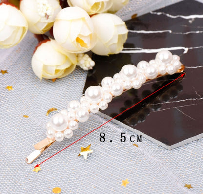 Pearl Hairpin Ins Net Red Word Clip Female Adult Clip Bb Clip Hairpin Bangs Clip Headdres