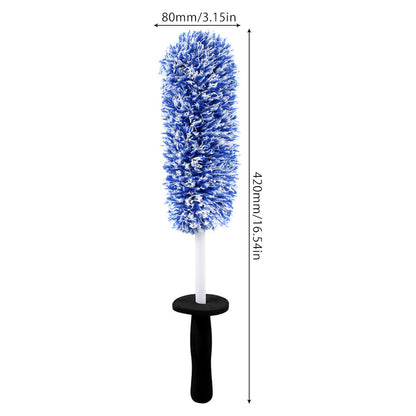 Car Wheel Tire Rim Detailing Cleaning Brush Microfiber Auto Care Washing Tool