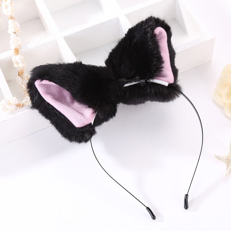 Plush Cat Ears Headband