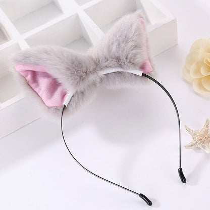 Plush Cat Ears Headband