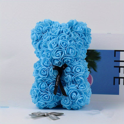 Artificial Rose Bear: A Creative And Romantic Gift For Every Occasion! (Box Not Included)