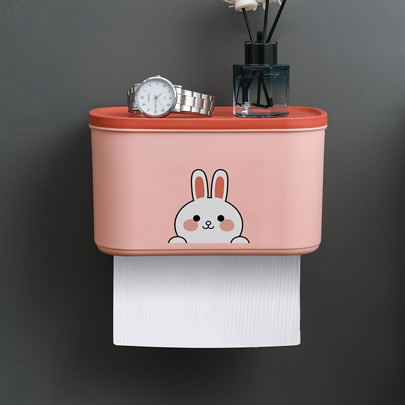 Toilet Paper Box Wall-mounted Waterproof Free Punch