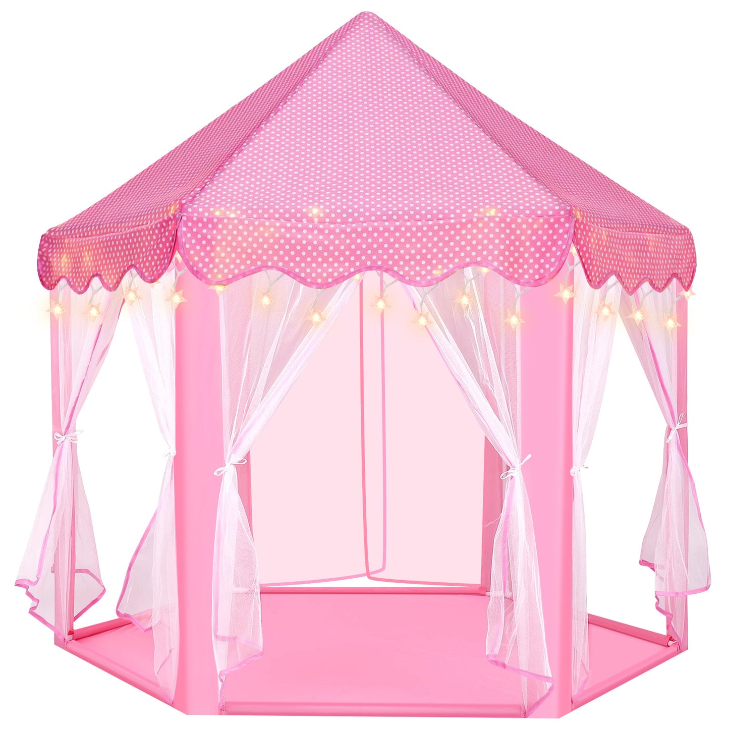 Light Up Tent Pink Fairy Princess Large House Indoor Outdoor