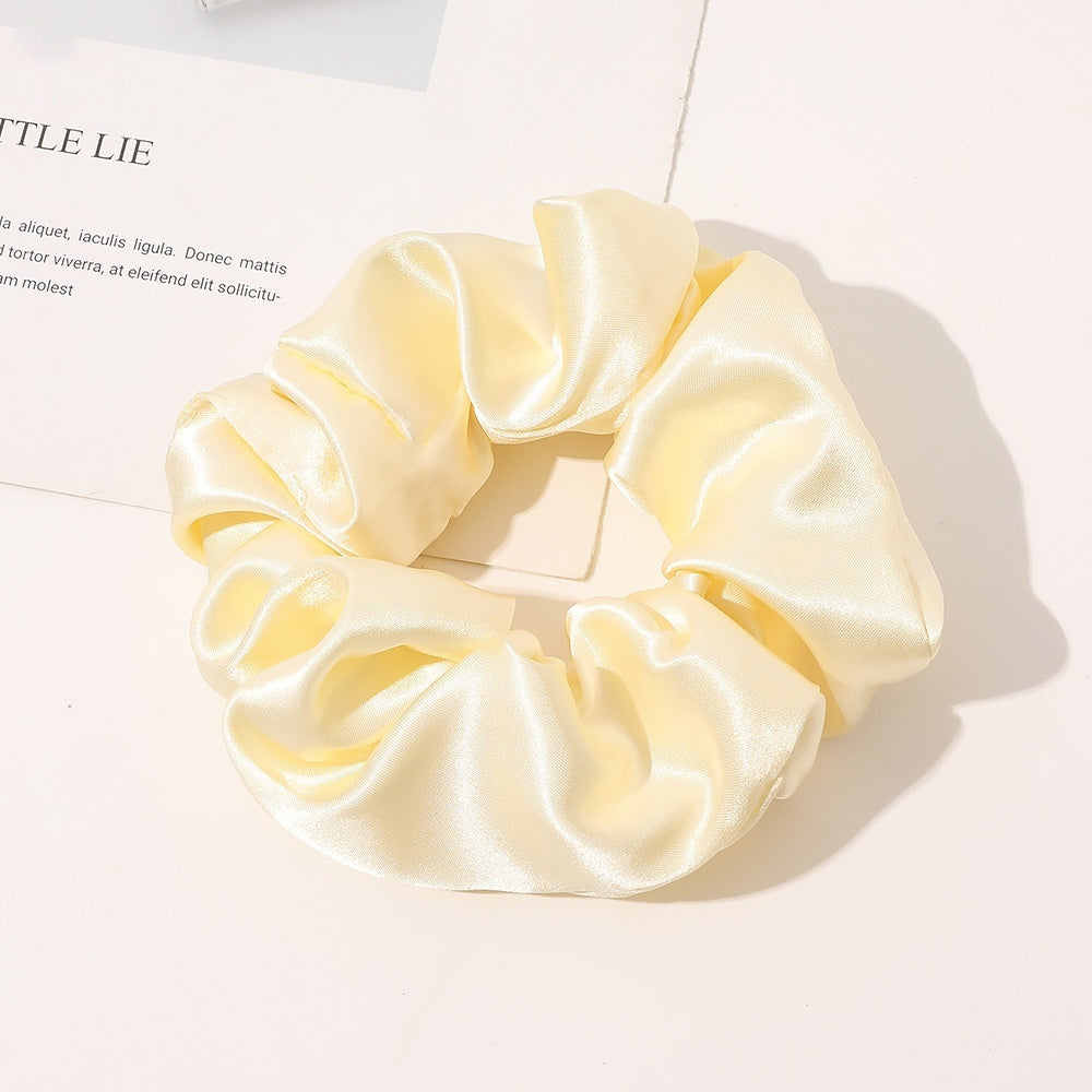 Silk Large Intestine Silk Sweet Satin High-end Hair Ring