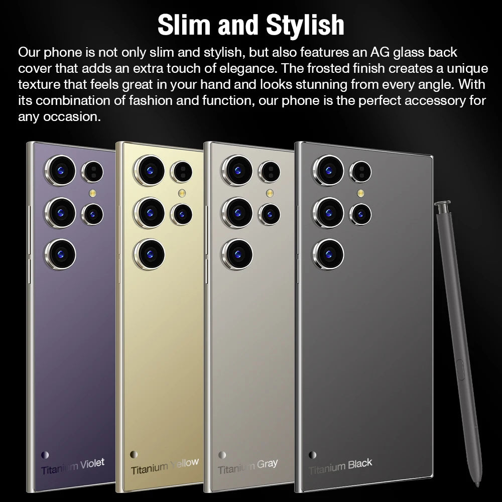 2025 Global version Mobile Phones S25 Ultra 7.3HD Cellphones 22G+2T Original Smartphone Dual SIM Android 14 7800mAh 5G Phone