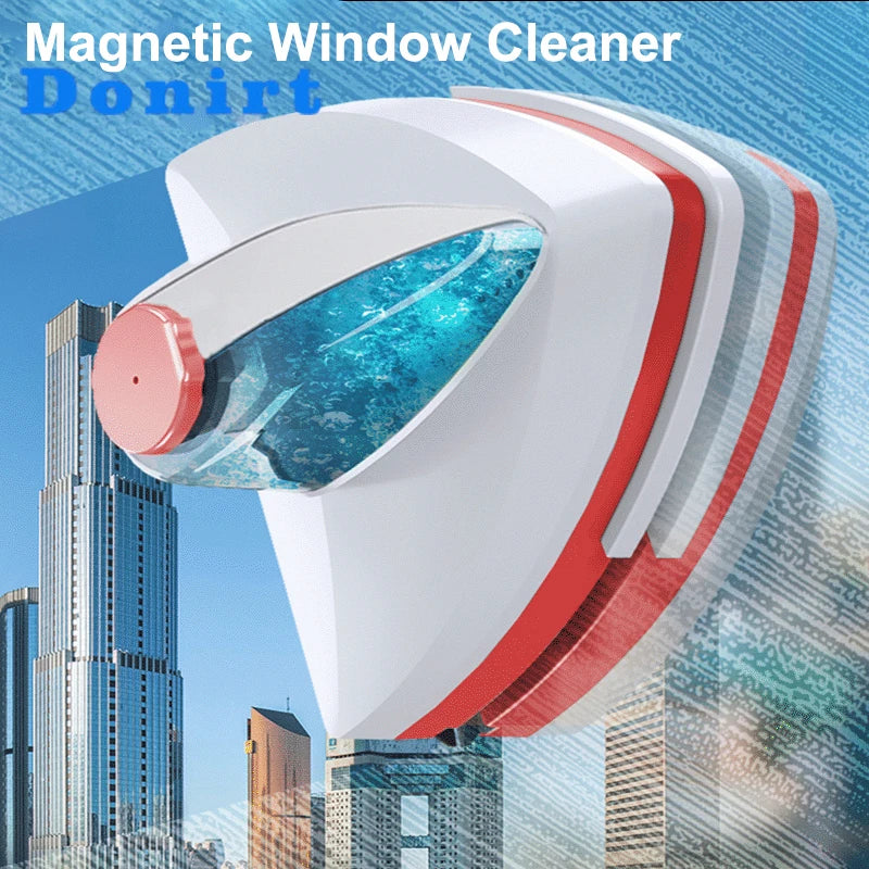 NEW Magnetic Glass Window Cleaning Tool Water Discharge Double-layer Wiper Household Special Window Cleaner For Home