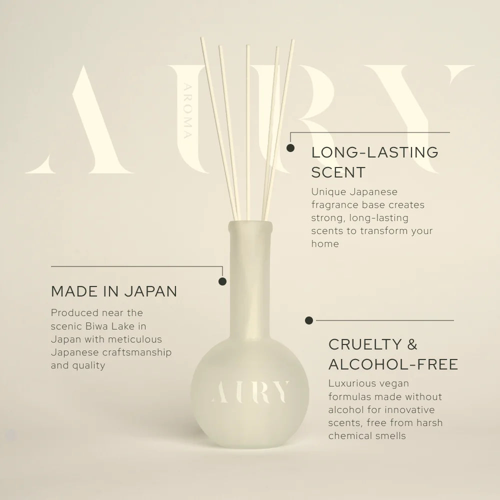 Serene Solstice'ネイ '  (Nei) | Home Reed Diffuser | 250ml  Olibanum | Rose