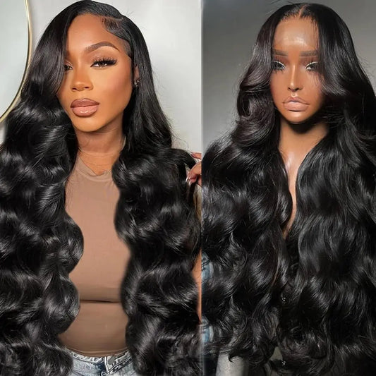 13x4 HD Lace Frontal Body Wave Wigs Human Hair 360 Lace Wig Pre Plucked for Women 13x6 Brazilian Lace Front Wig With Baby Hair