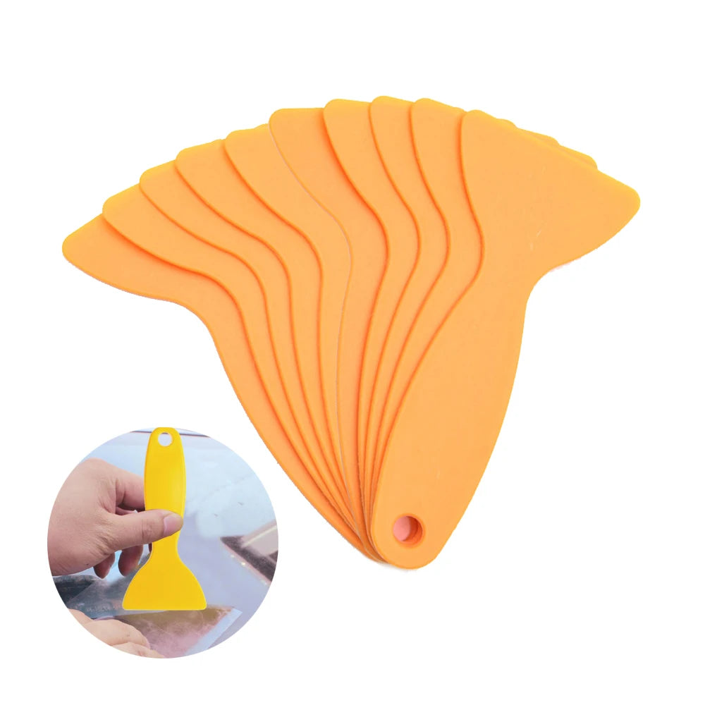 5/10pcs Plastic Scraper Car Auto Clean Tool Window Cleaner Windshield Snow Shovel Glass Water Glue Remove Wiper Squeegee Knife