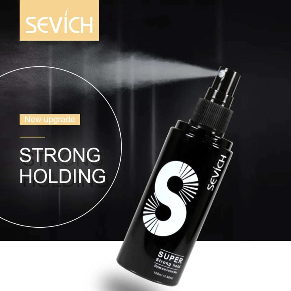 Sevich 3PCS/SET Keratin Hair Building KIT 25g Thickening Hair Fiber Spray with Pump Nozzle Hair Stlyling 100ml Hair Spray