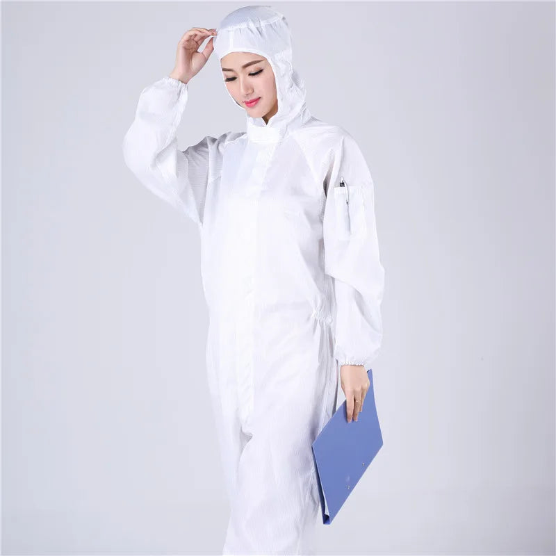 2024male Female Protective Clothing Reusable Isolation Suit Anti-static Waterproof Overall Anti-fog Workwear Спецодежда Jumpsuit