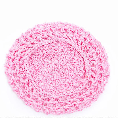 1 PCS New Arrival Women Ladies Soft Rayon Snood Hair Net Crocheted Hair Net Hot sale accessories hand-woven hair nets