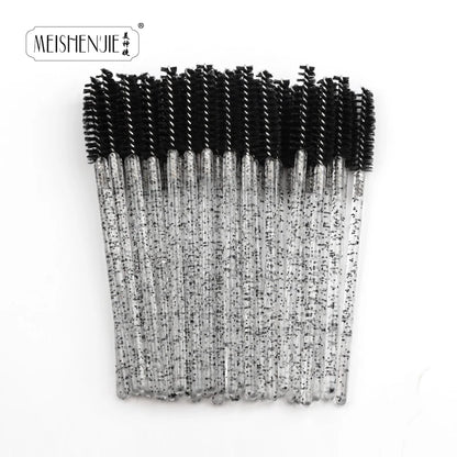 5-50PCS Crystal Eyelashes Brush Comb Eye Lashes Extension Mascara Wands Makeup Professional Makeup Beauty Tool Eye lashes Brush