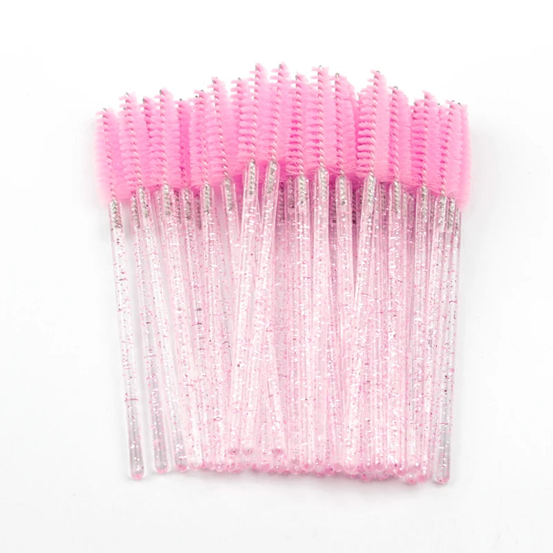 5-50PCS Crystal Eyelashes Brush Comb Eye Lashes Extension Mascara Wands Makeup Professional Makeup Beauty Tool Eye lashes Brush