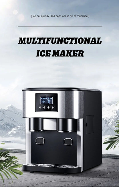 110V 220v Ice Water 16KG Dispenser Electric bullet cylindrical Ice machine Automatic Household ice making Machine Milk Tea Shop