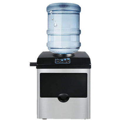 150W Ice Maker Commercial Small 30KG/24H Automatic Ice Maker for Household Milk Tea Shop Bottled Water Ice Cube Making Machine