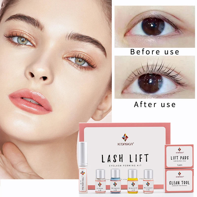 Dropshipping Lash Lift Kit ICONSIGN Eyelash Perming Kit Eyelash Perm Eyelash Enhancer Serum Eye Lash Make Up Tools Wholesale