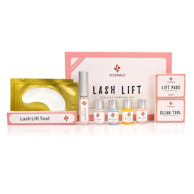 5 Sets/lot Iconsign Upgrade Lash Lift Kit eyelash perm kit Lash Lifting Professional kit make up tools eyelash lift