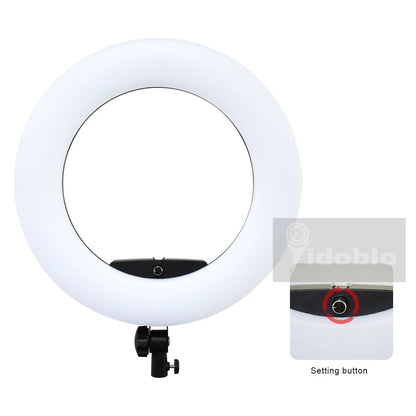 Yidoblo FE-480 Dimmable Ring lamp kit Camera Photo/Studio/Phone/Video 18" 96W 480 LED Ring Light LED Lamp +200cm tripod +Bag Kit