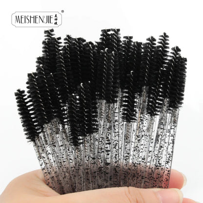 5-50PCS Crystal Eyelashes Brush Comb Eye Lashes Extension Mascara Wands Makeup Professional Makeup Beauty Tool Eye lashes Brush