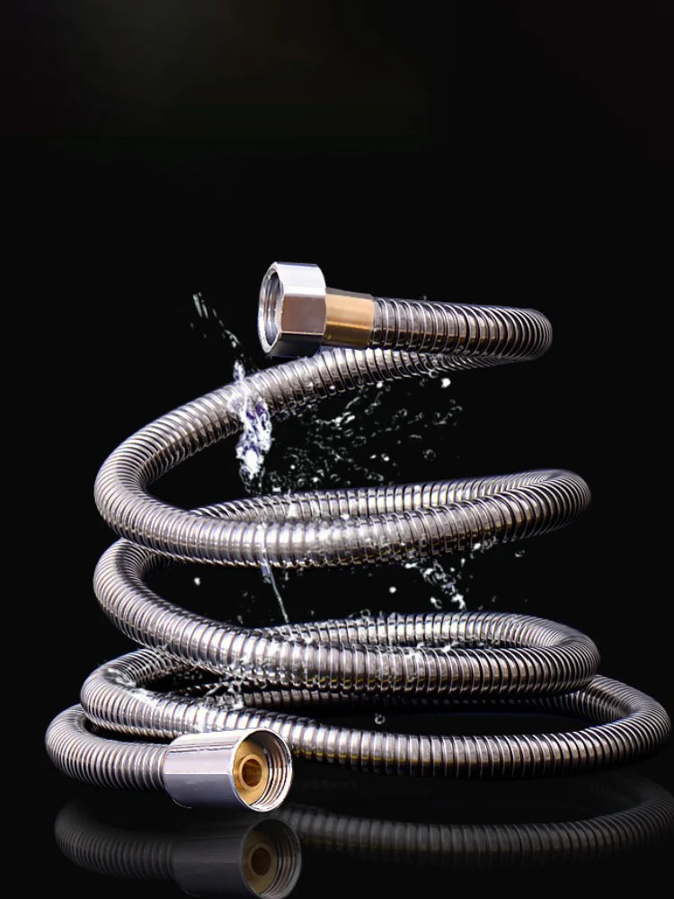 5m 304 Stainless Steel Shower Hose High Quality Faucet Hose Flexible Shower Hose Thick Silicone Bathroom 3 Meter Shower