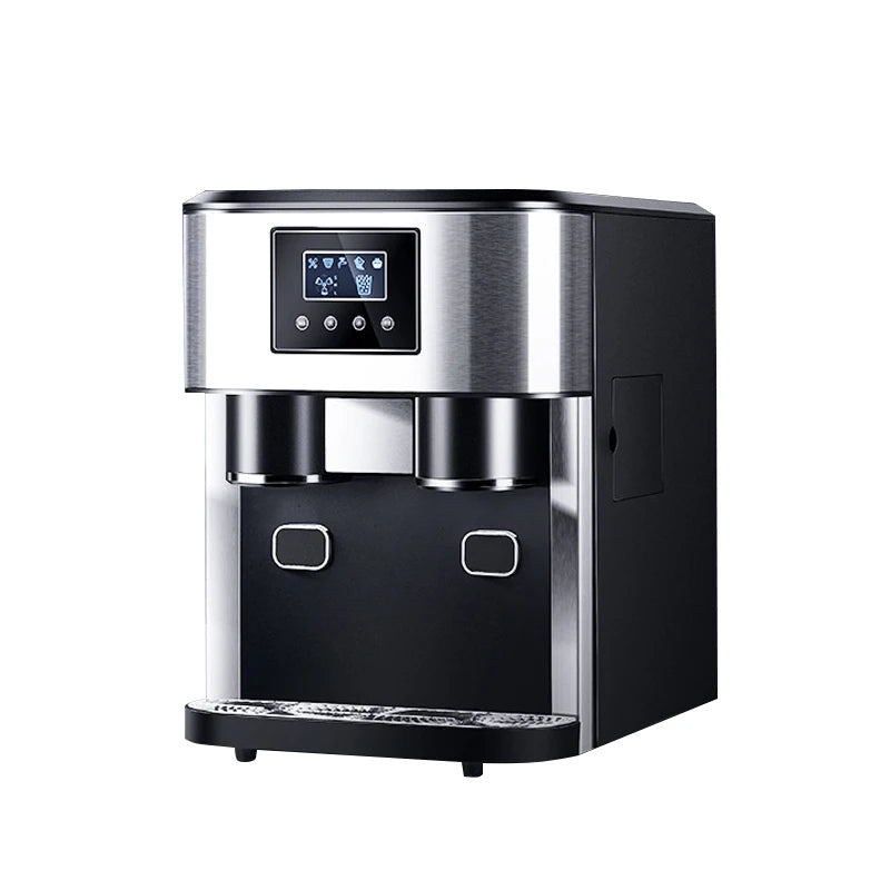 110V 220v Ice Water 16KG Dispenser Electric bullet cylindrical Ice machine Automatic Household ice making Machine Milk Tea Shop