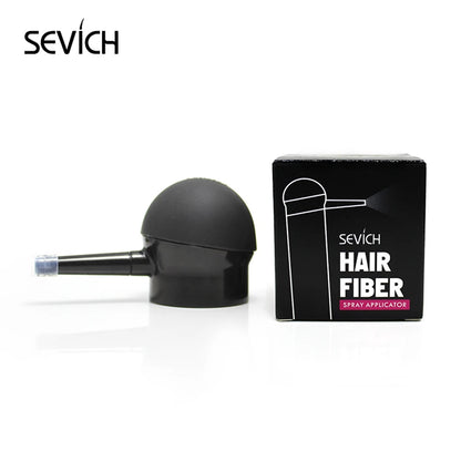 Sevich 3PCS/SET Keratin Hair Building KIT 25g Thickening Hair Fiber Spray with Pump Nozzle Hair Stlyling 100ml Hair Spray