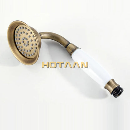 Retail & wholesale solid copper antique brass  handheld shower luxury batnroom Hand Shower Head YT-5191