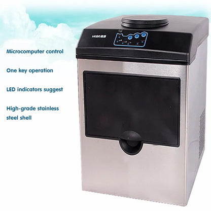 Bullet Ice Maker Electric Commercial Or Homeuse Countertop Automatic Ice Making Machine Ice Cube Making Machine 25kg HZB-25/BF