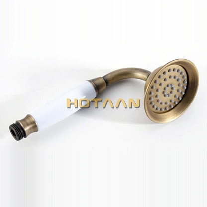 Retail & wholesale solid copper antique brass  handheld shower luxury batnroom Hand Shower Head YT-5191