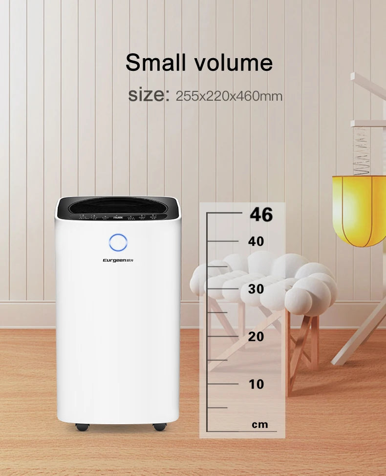 12L/D Dehumidifier Humedad Absorbedor Air Purifier Household Bedroom Small Mute Negative Ion Energy Saving