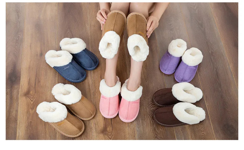 Women Winter Warm Ful Slippers Women Slippers Sheep Lovers Home Slippers Indoor Plush Size House Shoes Woman wholesale