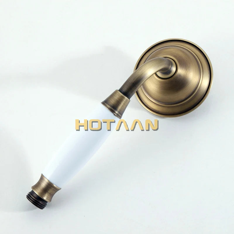 Retail & wholesale solid copper antique brass  handheld shower luxury batnroom Hand Shower Head YT-5191