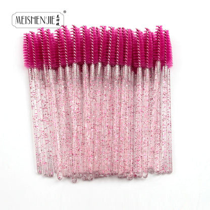 5-50PCS Crystal Eyelashes Brush Comb Eye Lashes Extension Mascara Wands Makeup Professional Makeup Beauty Tool Eye lashes Brush