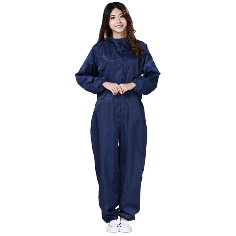 2024male Female Protective Clothing Reusable Isolation Suit Anti-static Waterproof Overall Anti-fog Workwear Спецодежда Jumpsuit