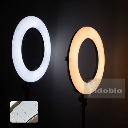 Yidoblo FD-480 18" Dimmable LED Ring lamp Kit 96W LED makeup Tattoos Light Lamp Ring light + stand (2M)+ handbag