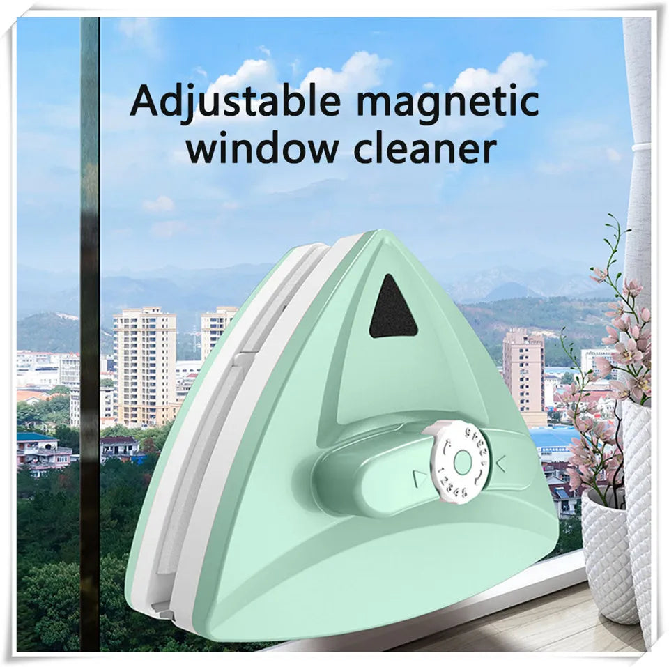 2024 New AutomNew Double-Sided Magnetic Window Cleaner Window Wiper Household Special window Glass Wiper Home Use Cleaning Tools