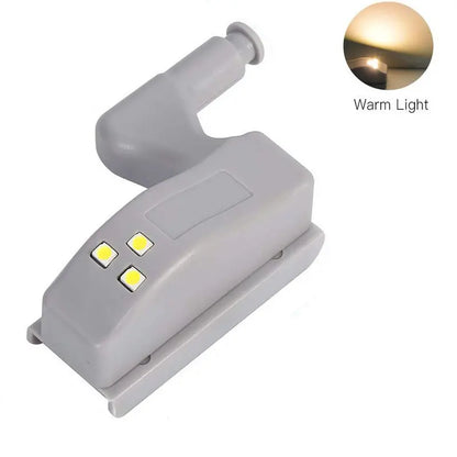 Universal Cabinet Hinge LED Light Kitchen Cupboard Door Light Closet Wardrobe Sensor Night Lamp For Home Living Room Lighting