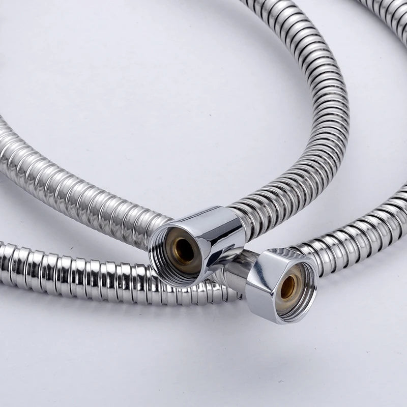 5m 304 Stainless Steel Shower Hose High Quality faucet hose flexible shower Hose thick Silicone Bathroom 3 meter shower hose