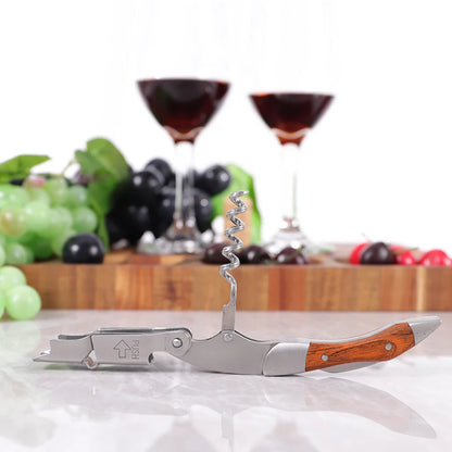 Wine Opener, Professional Waiters Corkscrew,  Bottle Opener and Foil Cutter Gift for Wine Lovers