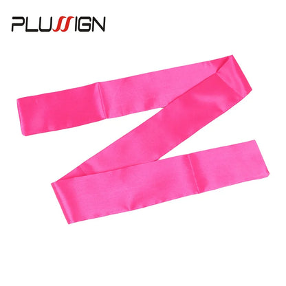 Plussign 1-2Pcs Satin Scarves For Women Hair Wig Grip Band 6*100Cm Silk Headband For Lace Front Wigs Satin Edge Headband