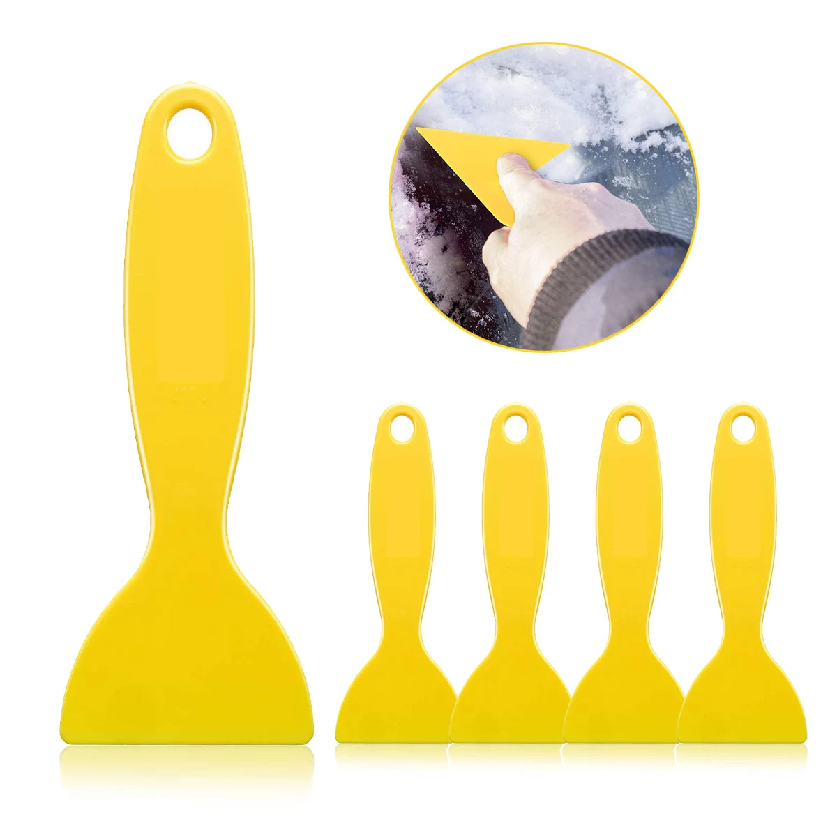 5/10pcs Plastic Scraper Car Auto Clean Tool Window Cleaner Windshield Snow Shovel Glass Water Glue Remove Wiper Squeegee Knife