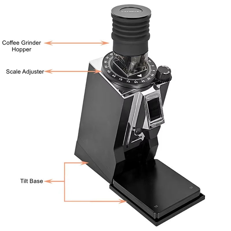 X09ATilt Base Stand for Eureka Mignon Grinder Tilted Base with Tray,Incline Stand with Tray for Eureka