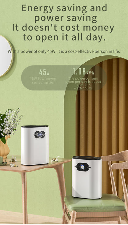 New 2L Dehumidifier For Home Air Dehumidifier Mini Bathroom Air Dryer Moisture Absorber Indoor Moisture Proof