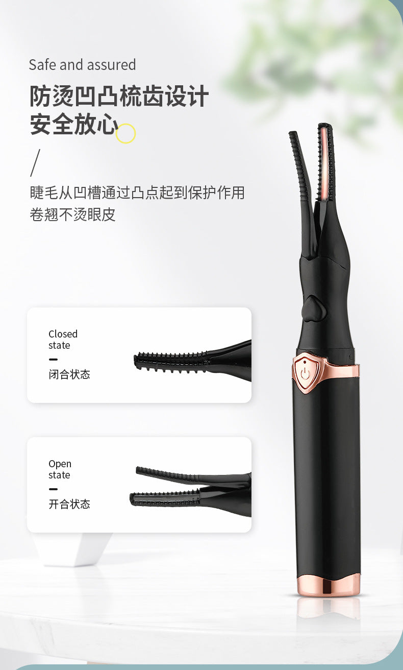 Intelligent Temperature-controlled Eyelash Curler Natural Curling Electric Eyelash Curler Styling Tool Makeup Eyelash Curling